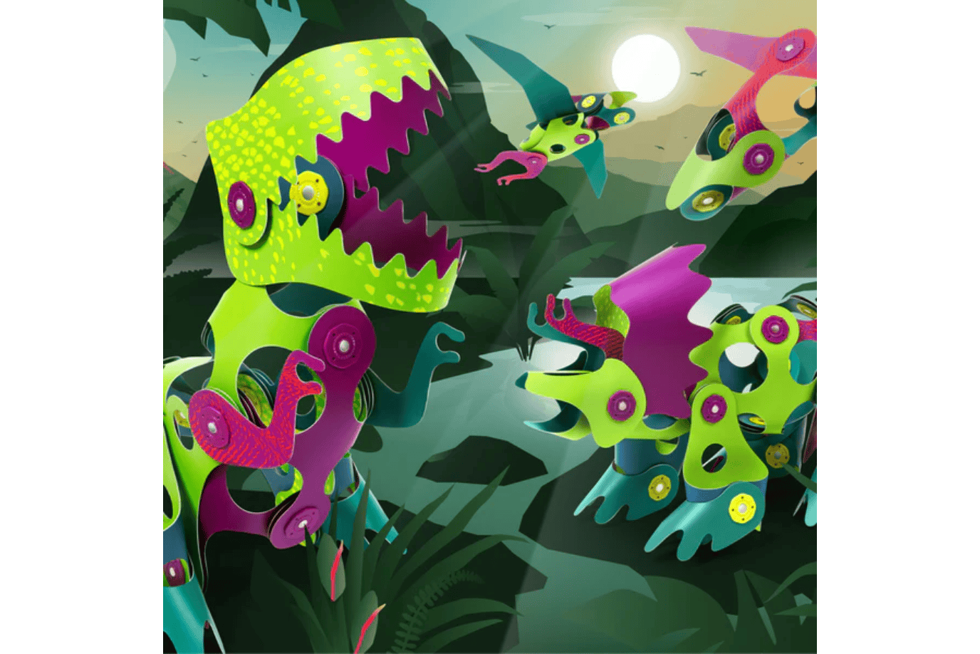 Playwell Clixio Dino Discovery Pack (36pcs)