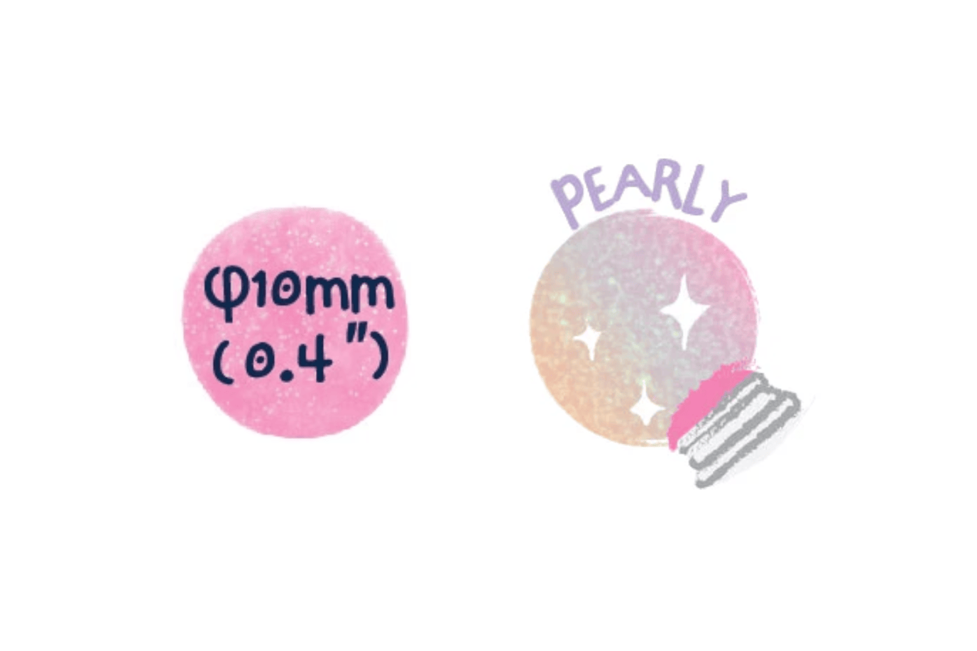 Playwell Pearlescent Dot Markers