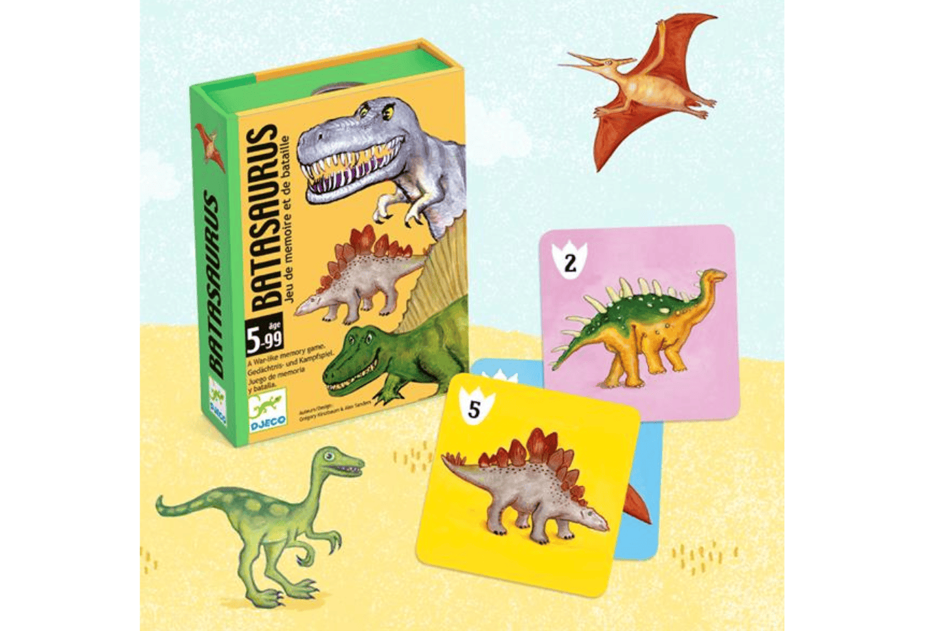 Ilo Batasaurus Card Game (Ages 5 - 10)