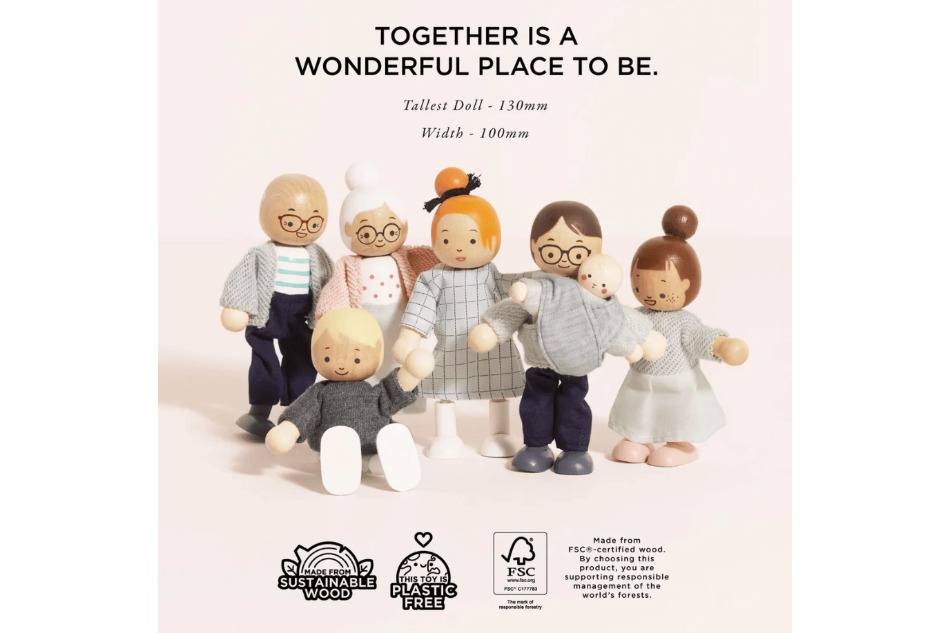 Fire the Imagination Le Toy Van Extended Doll Family