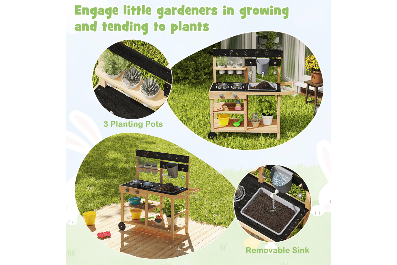 Costway Children’s Outdoor Mud Kitchen
