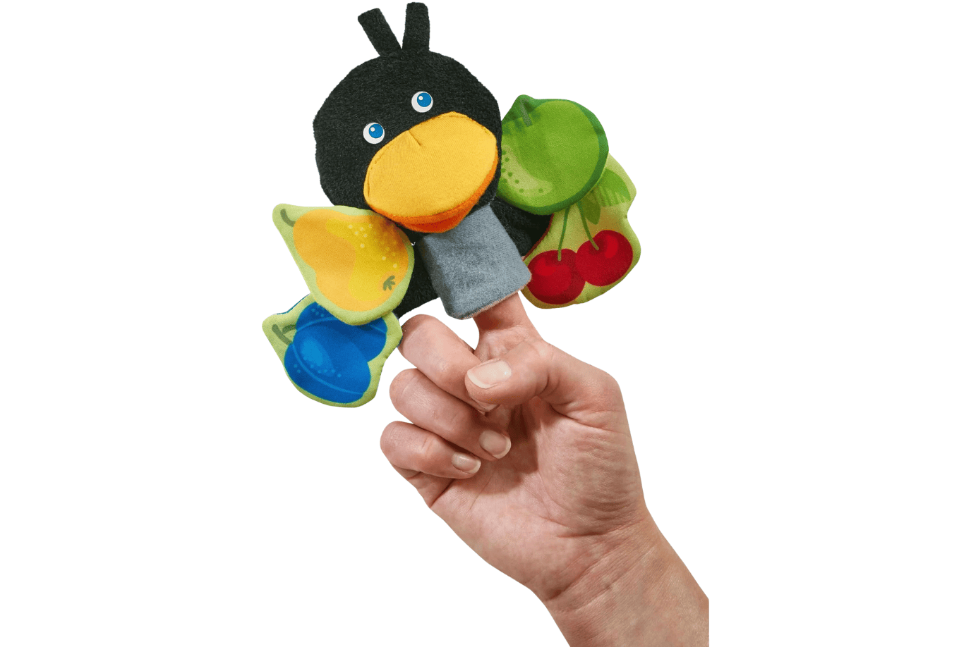 Haba Orchard Soft Book with Raven Finger Puppet