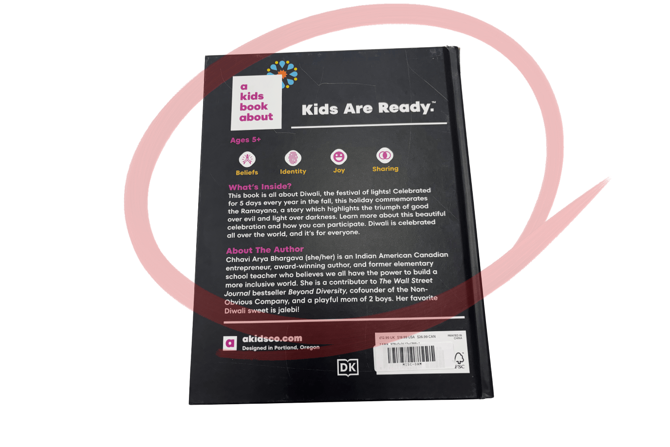 Penguin Random House A Kids Book about Diwali - Damaged Cover - FINAL SALE
