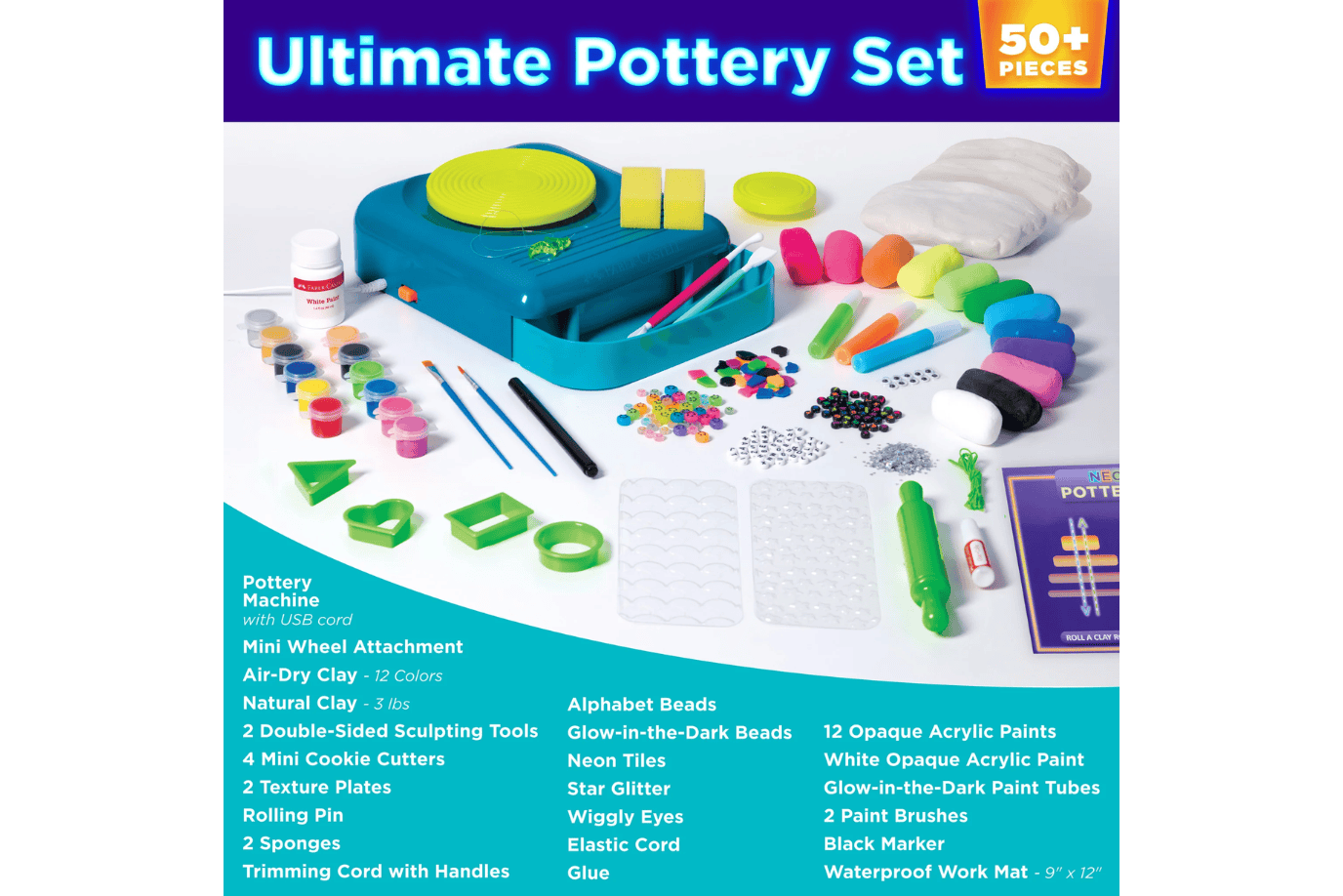 Faber Castell Neon Glow Pottery Studio