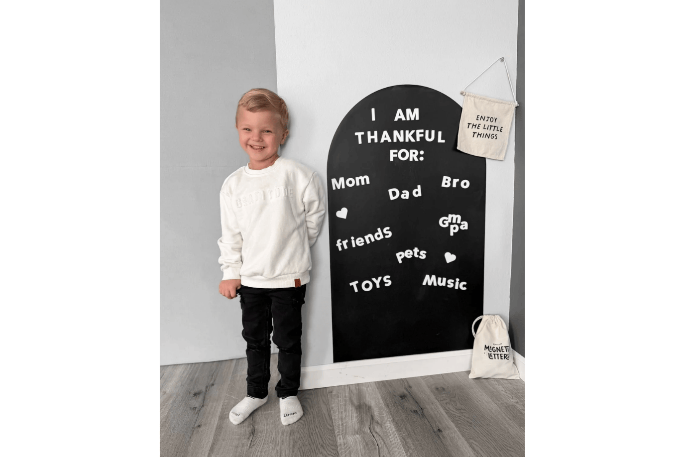 Cherrypick Black NEW Magic Playwall - Removable Magnetic Chalkboard Wall Decal