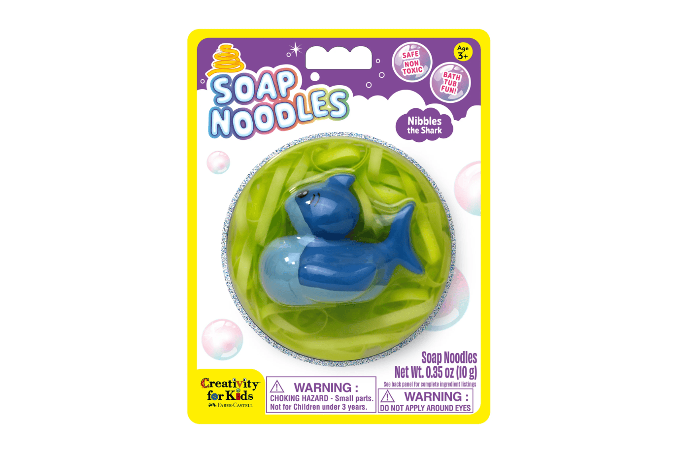 Faber-Castell Shark Soap Noodles & Bath Toy