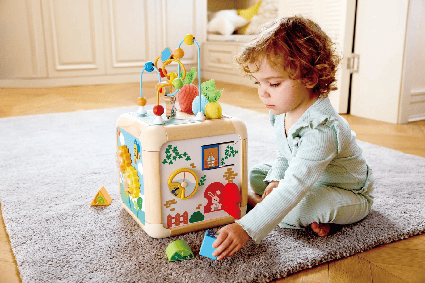 Playwell Hape Green Thumb Activity Cube