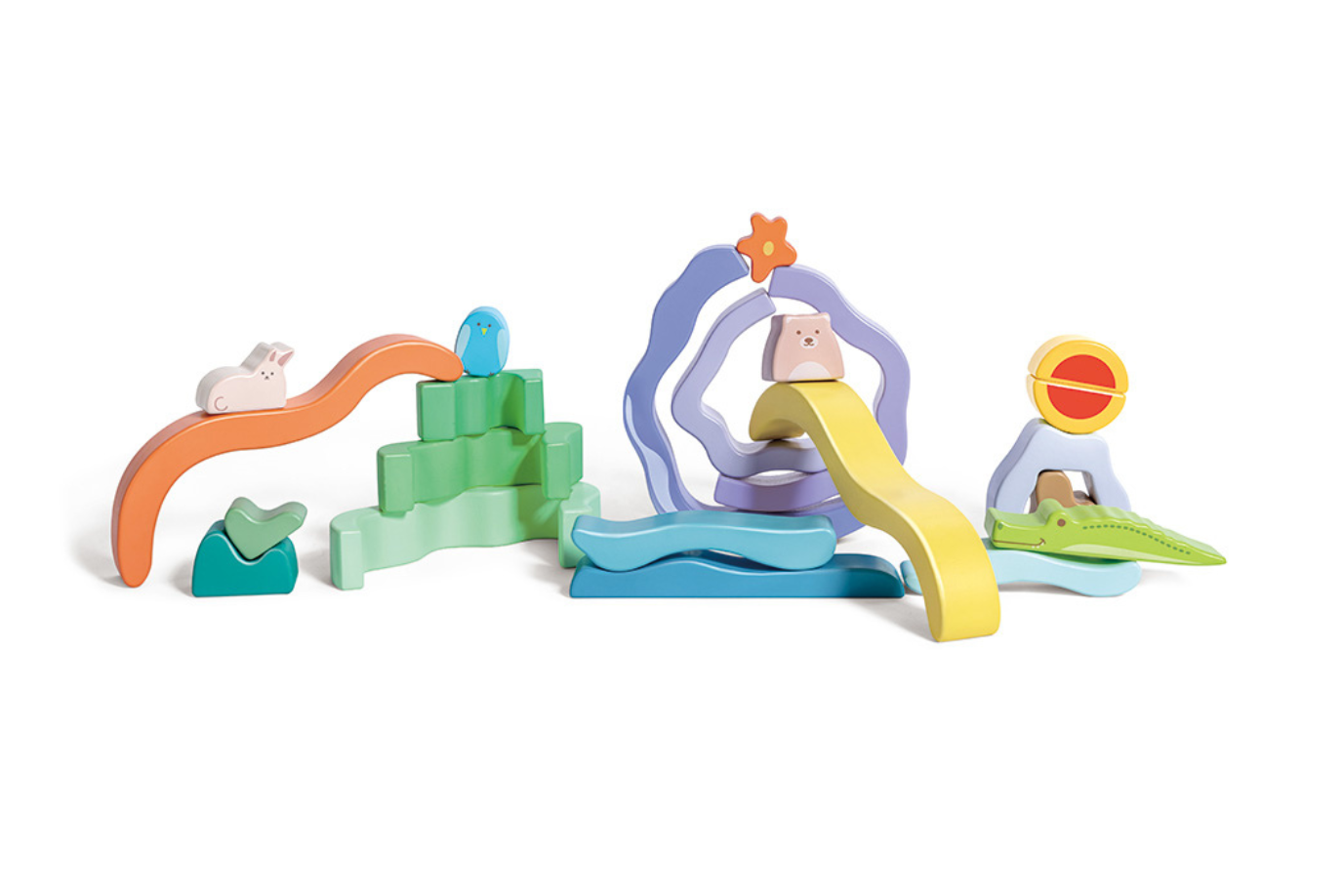Hape Nature Scenes Stacking Blocks