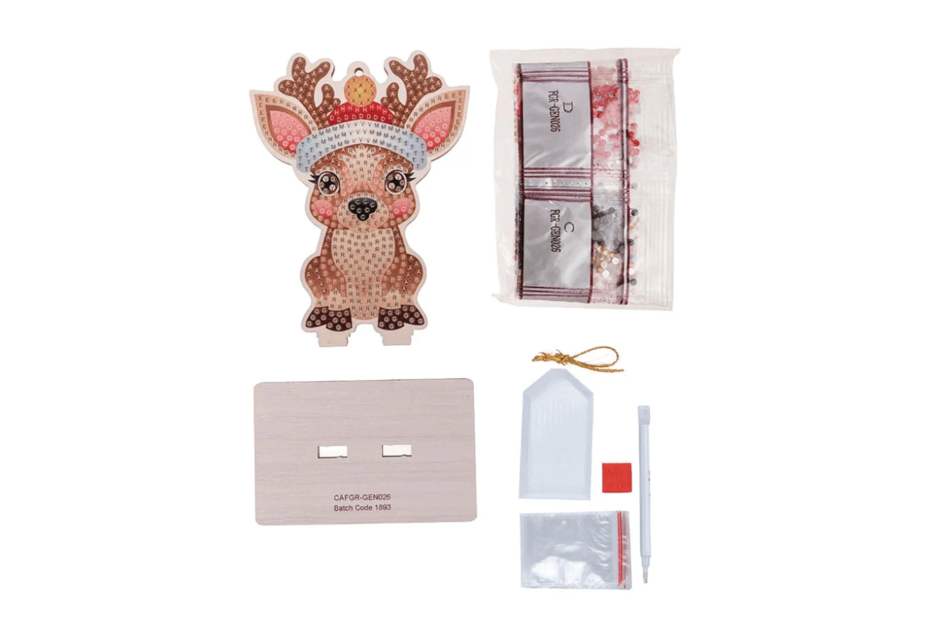 Outset Media Crystal Art Buddies: Christmas Ornaments