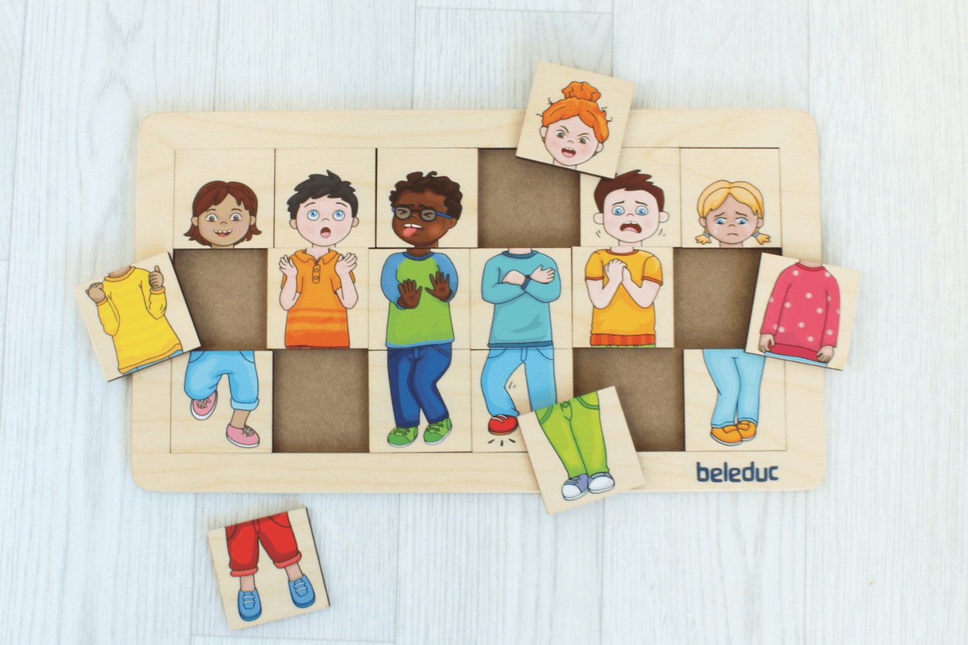 Playwell Beleduc Mix and Match Emotions Puzzles