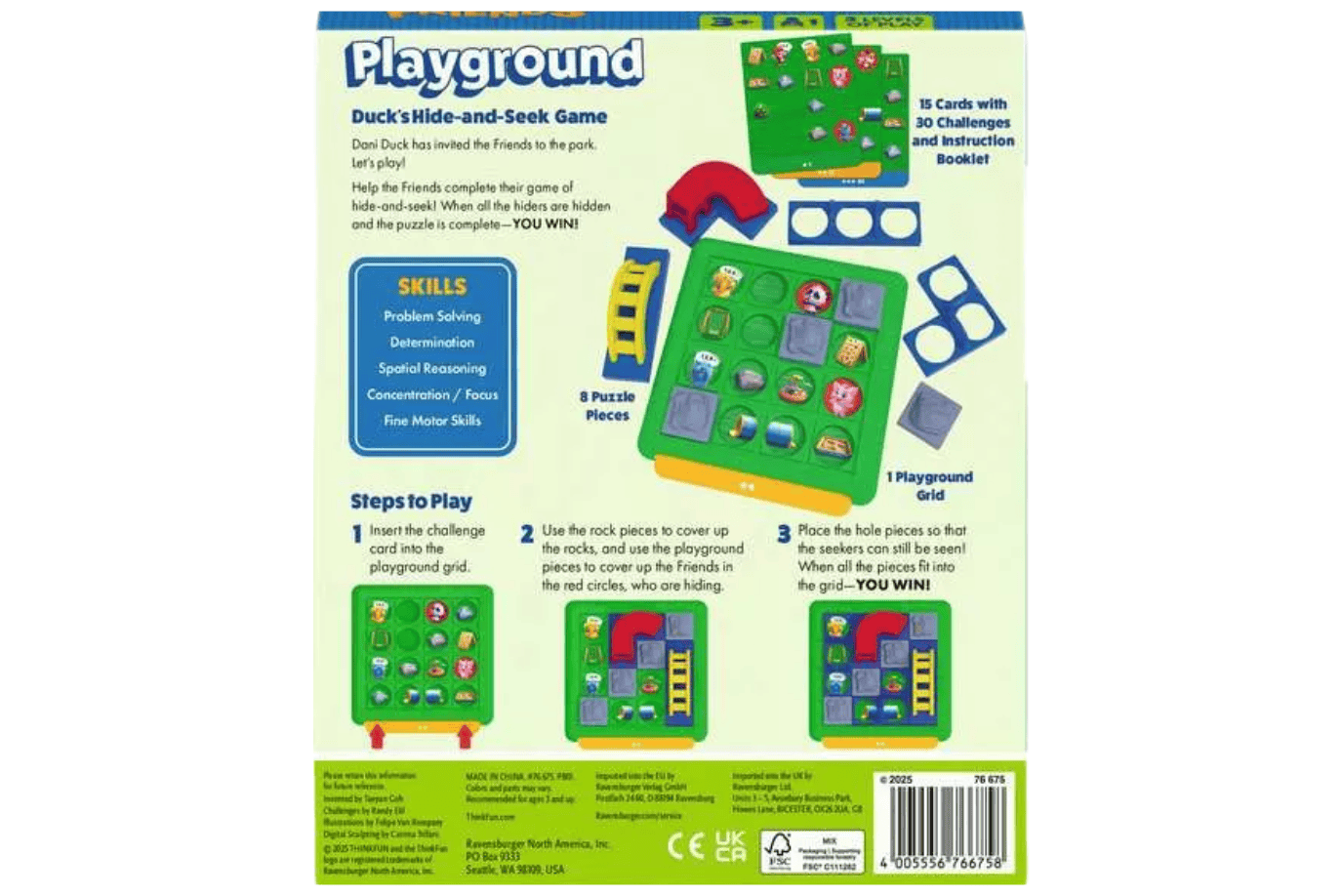 Tracy Stevenson ThinkFun Friends: Playground