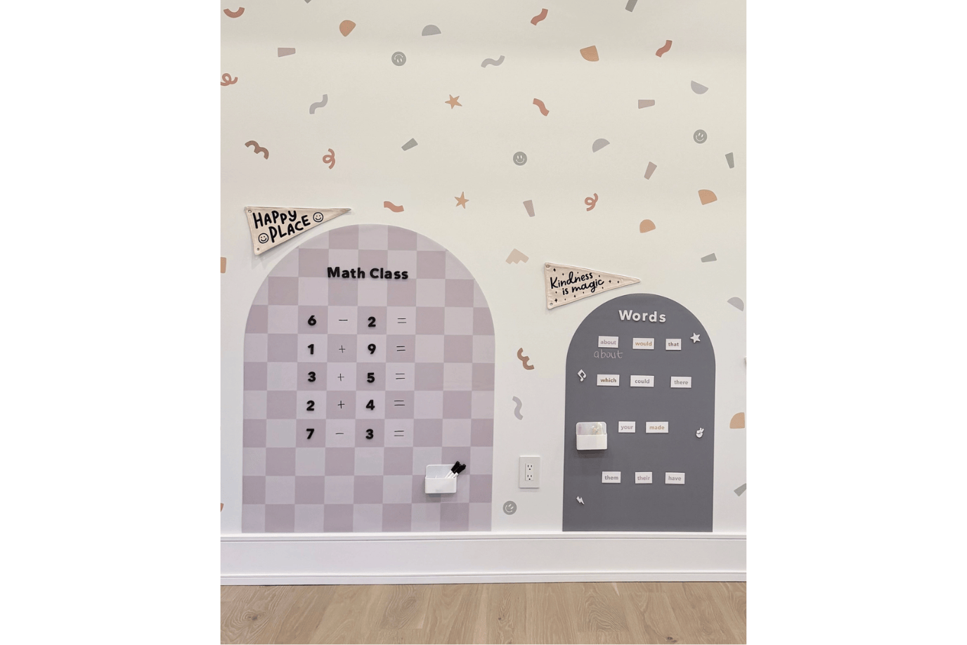 NEW & IMPROVED Mega Magic Playwall - Removable Magnetic Chalkboard Wall Decal