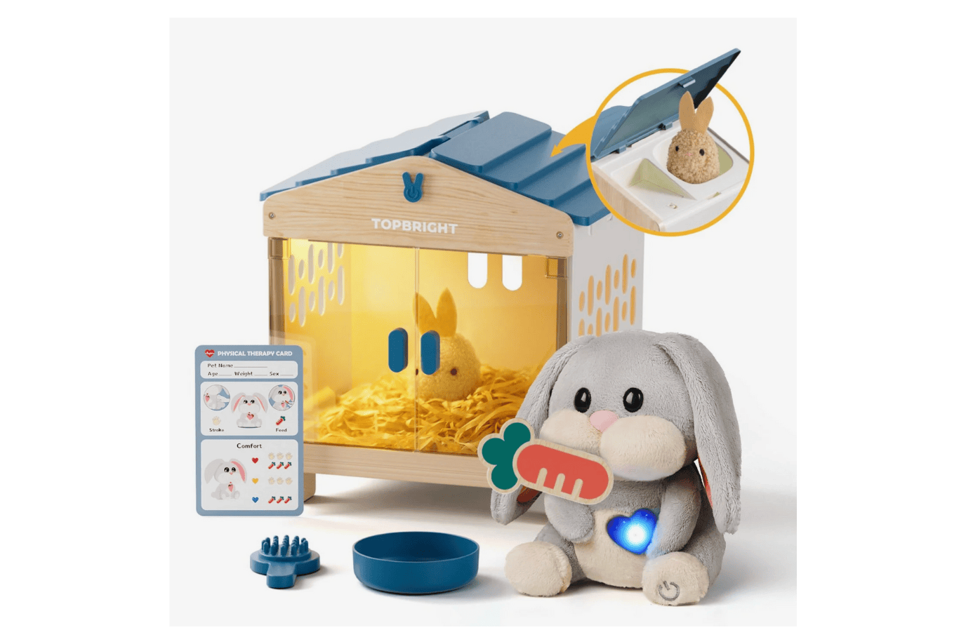 K.I.D. Toys Inc. Top Bright - Bunny Care Set