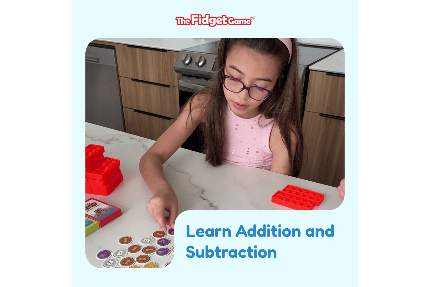 The Fidget Company Math Ahoy Math Game - Ages 5 - 8