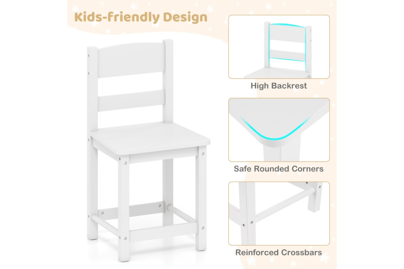Costway Children’s Desk and Chair - Ages 3+