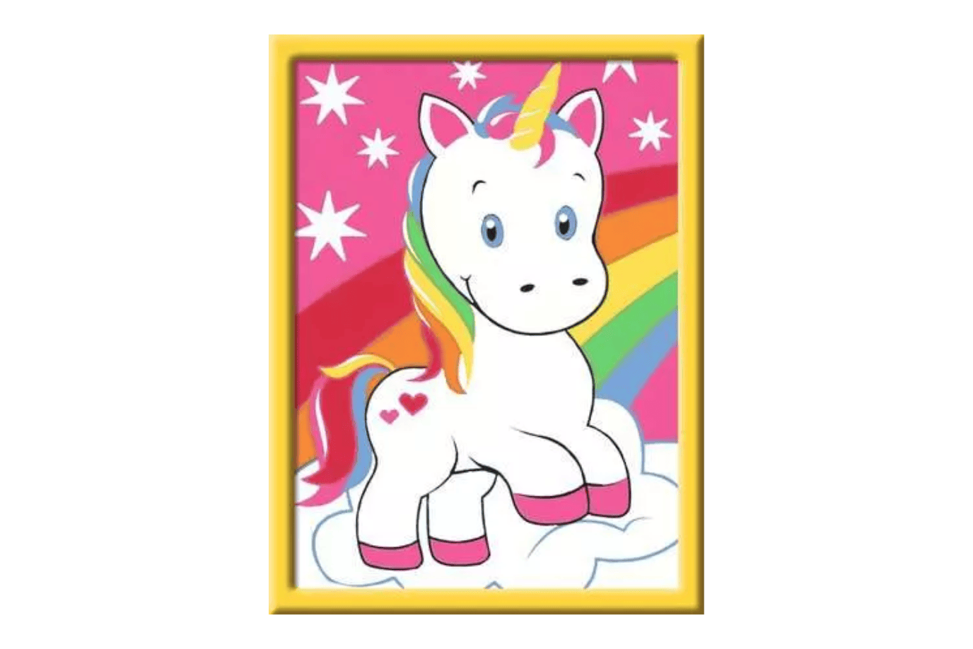 Tracy Stevenson Sweet Unicorn 8x12cm CreArt Paint By Number Kits With Frame
