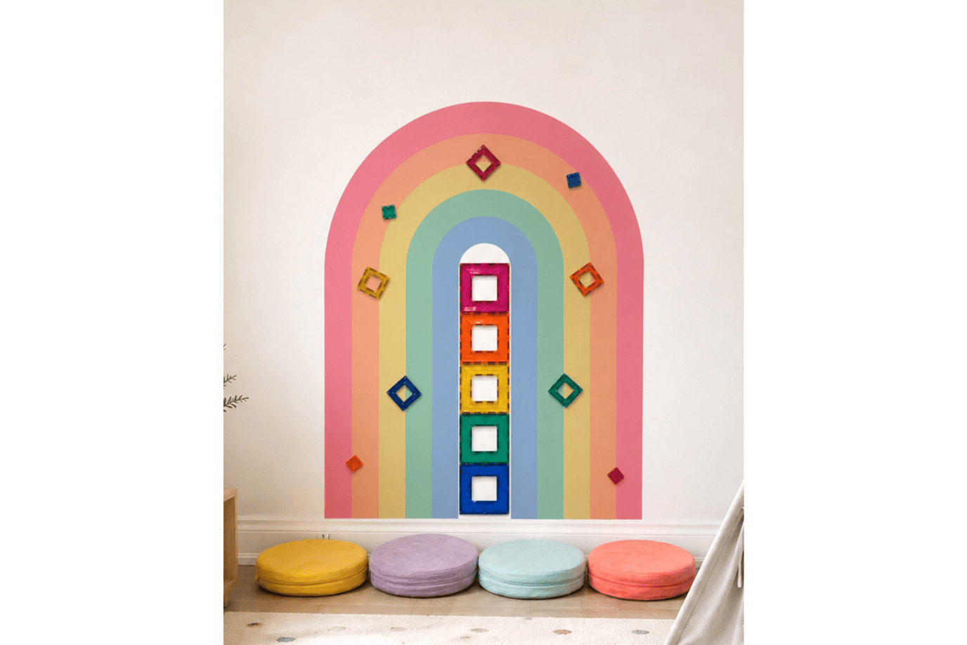 NEW & IMPROVED Mega Magic Playwall - Removable Magnetic Chalkboard Wall Decal