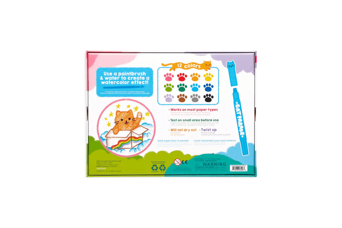 Ooly Watercolour Gel Crayons (Set of 12)