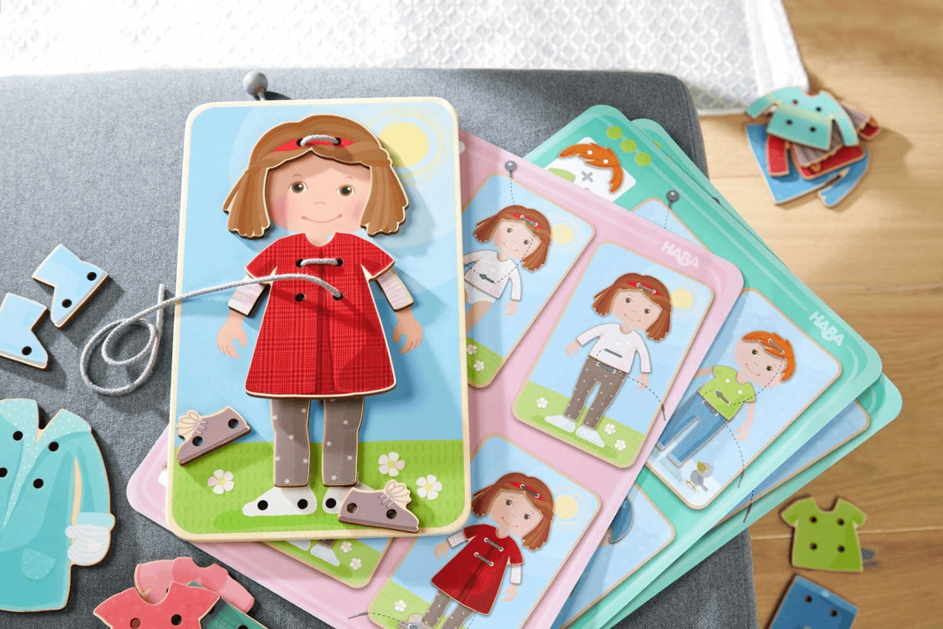 Haba Dress Me - Threading and Lacing Game