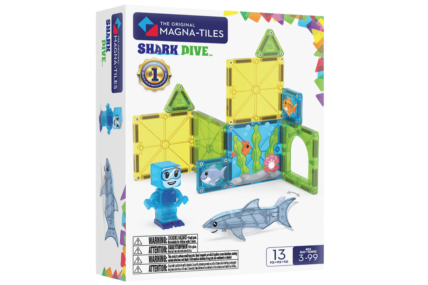 Valtech Magna Tiles Magna-Tiles® Shark Dive 13-Piece Set