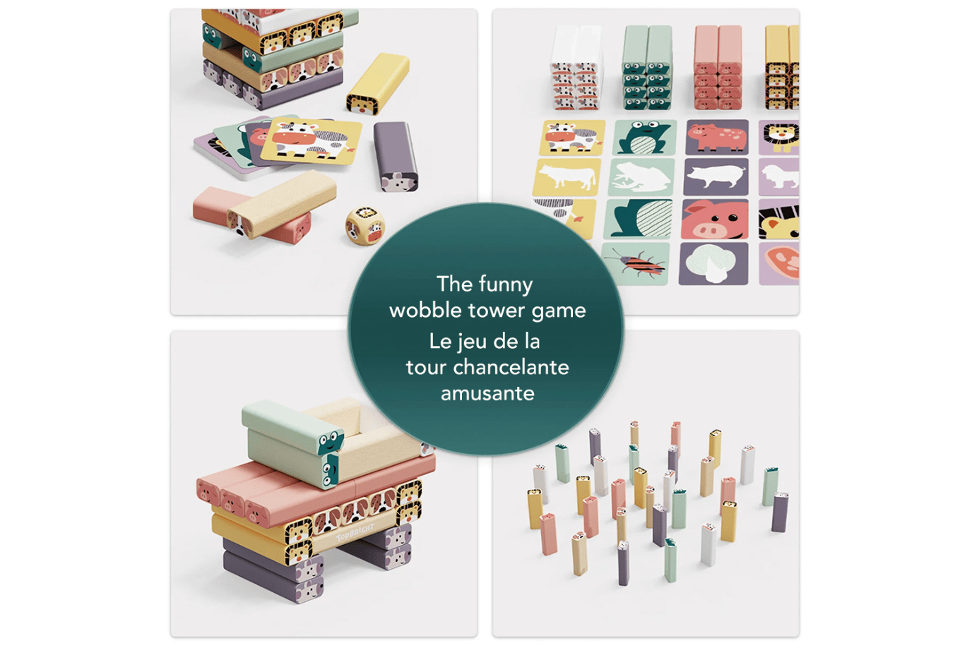 K.I.D. Toys Inc. Topbright - Wobble Tower