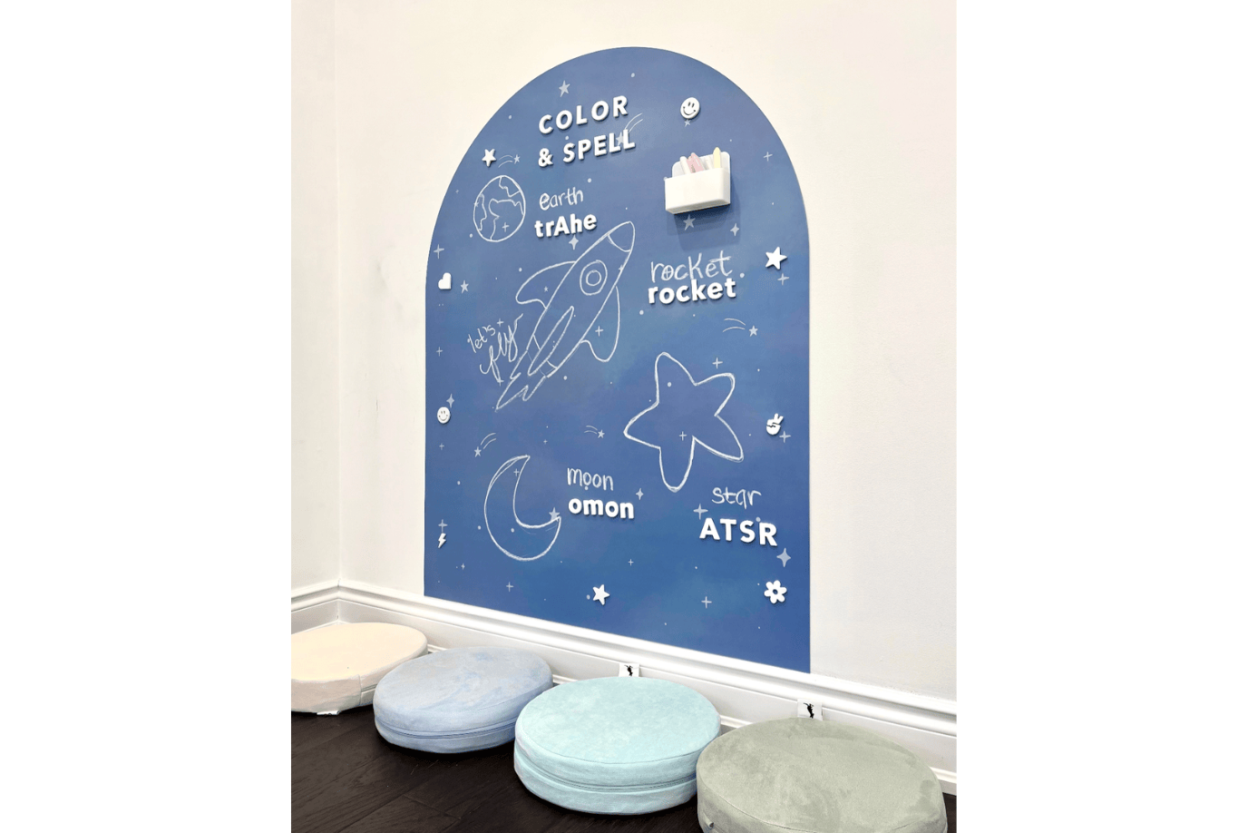 NEW & IMPROVED Mega Magic Playwall - Removable Magnetic Chalkboard Wall Decal