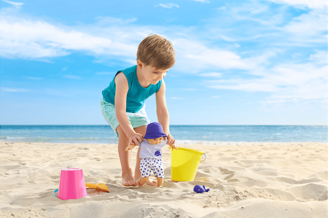 K.I.D. Toys Inc. Corolle Bath Baby Doll (Multiple Styles Available)