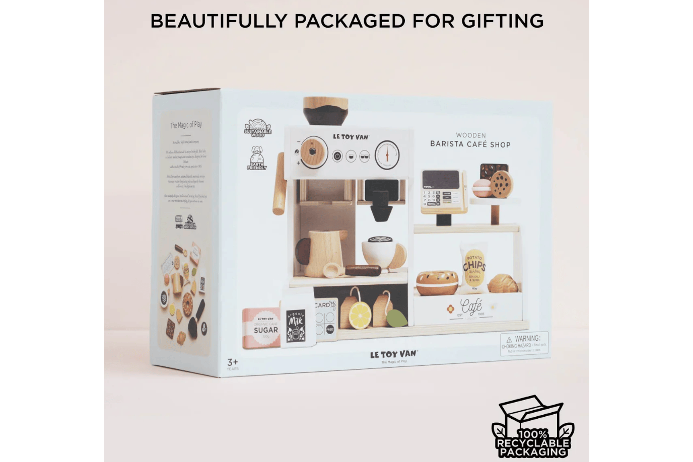 Fire the Imagination Le Toy Van Tabletop Barista Café Shop