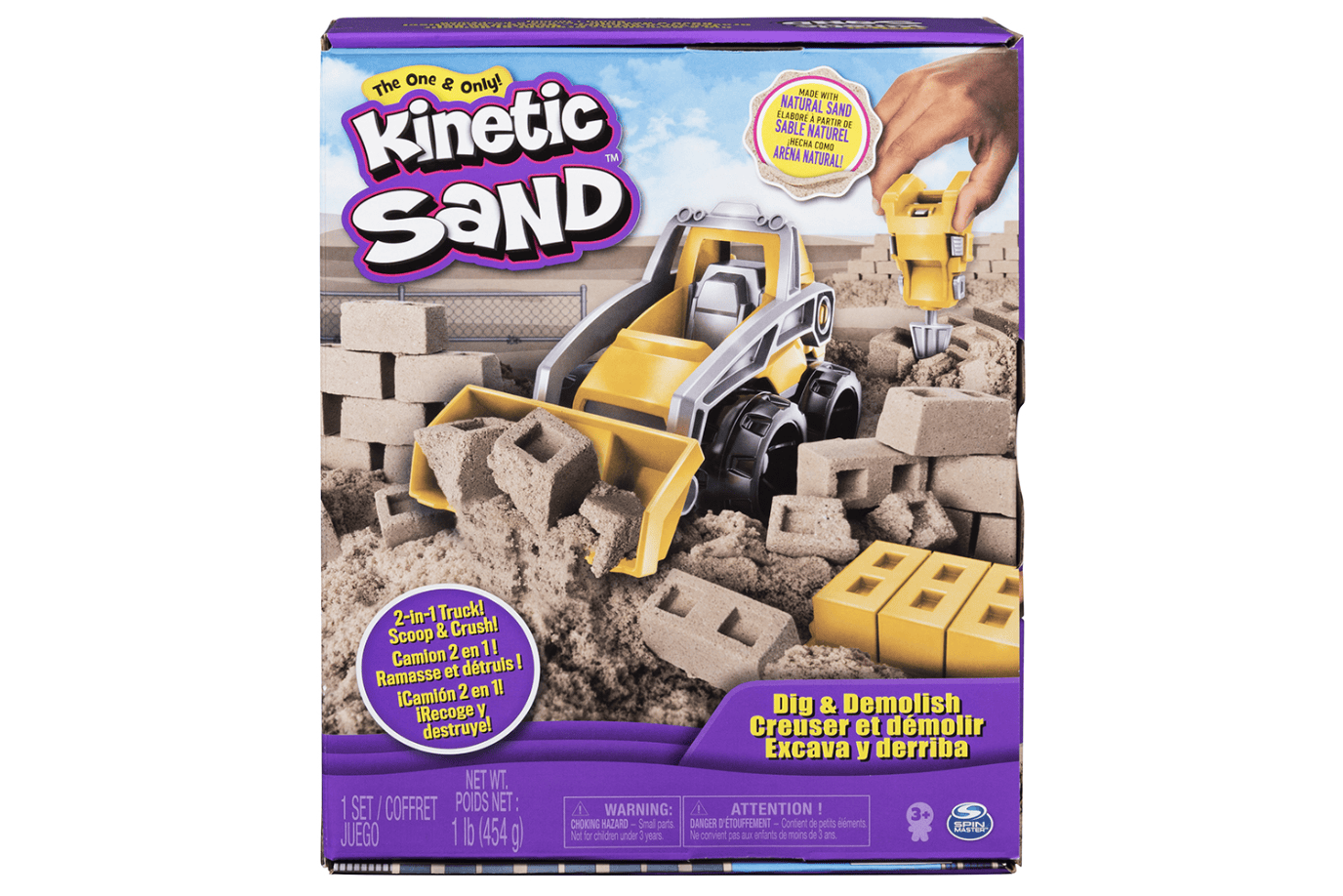 K.I.D. Toys Inc. Kinetic Sand - Dig & Demolish Playset