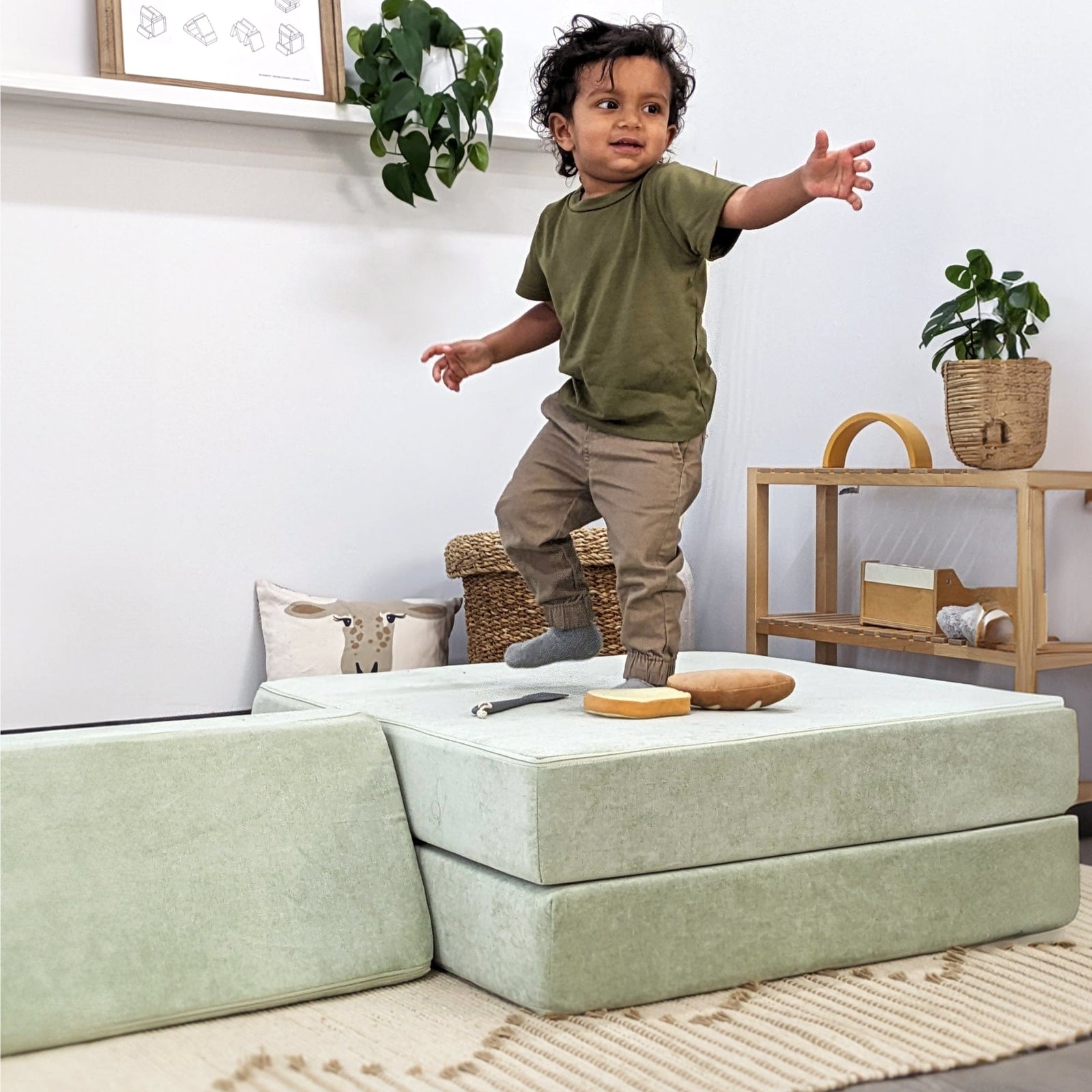 Go Coconut Canadian Play Couches, Furniture and Toys Play couch The Coconut Play Couch