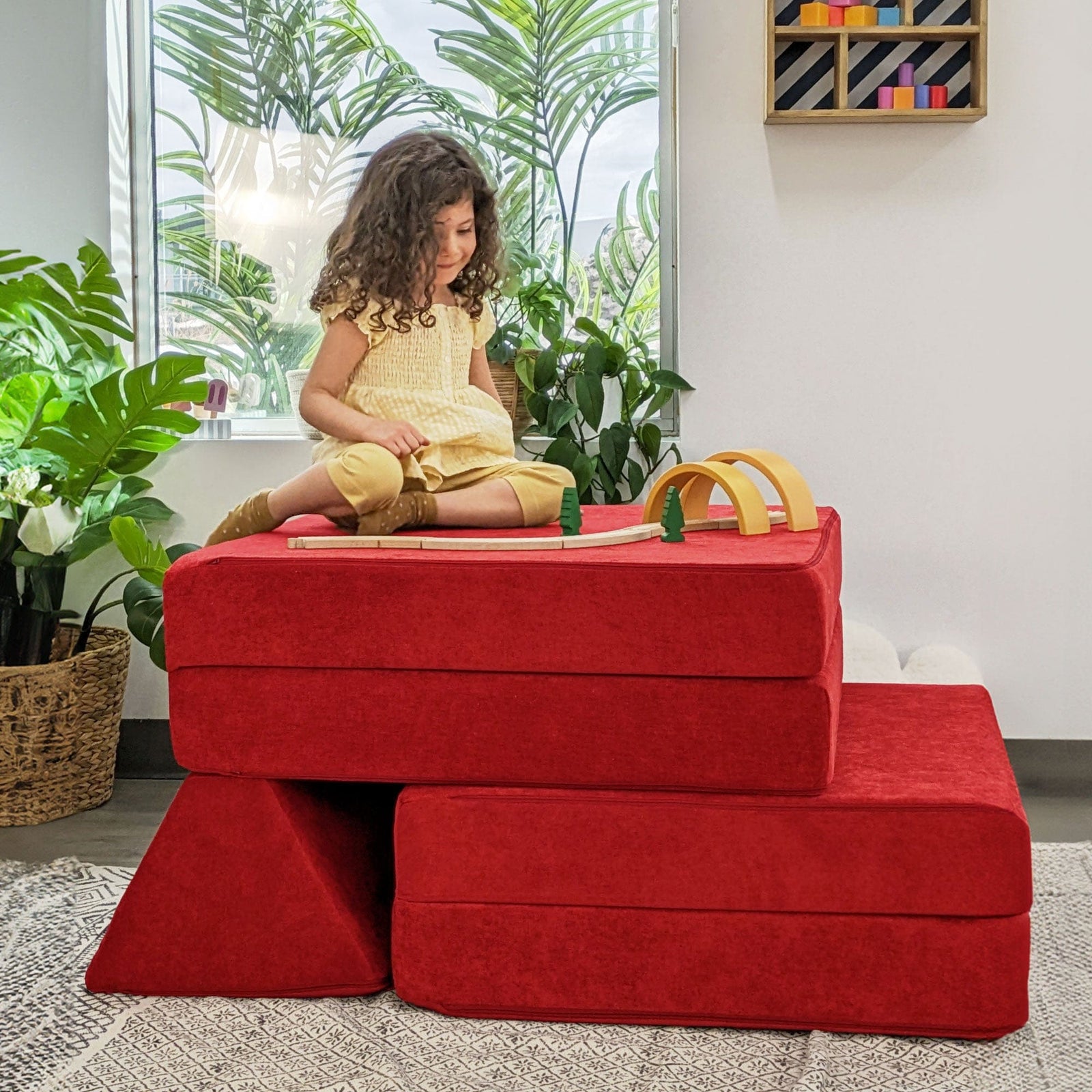 Go Coconut Canadian Play Couches, Furniture and Toys Play couch The Half-Coconut Play Couch