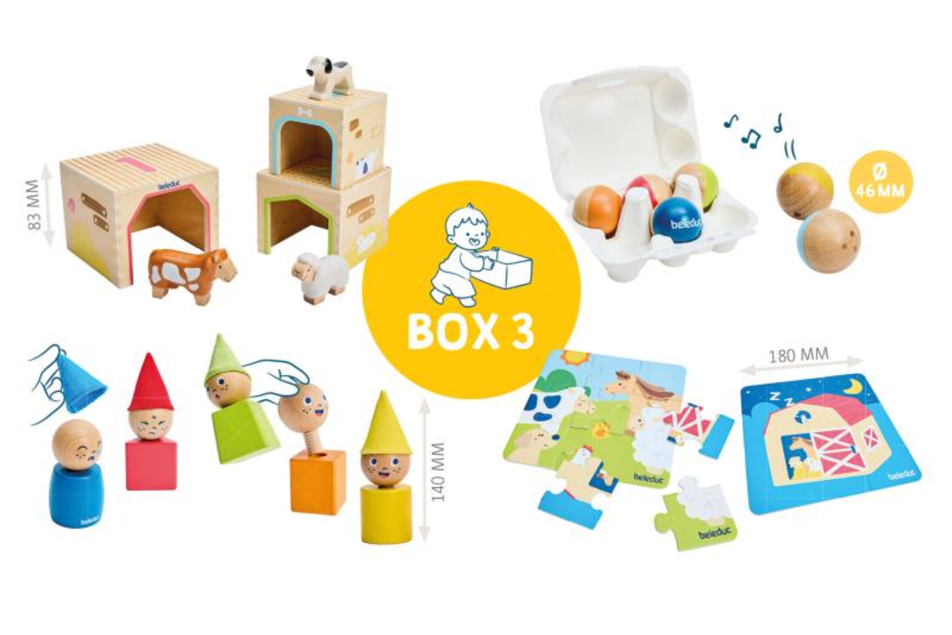 Beleduc Curious Tots Box 3: 24 - 30 Months
