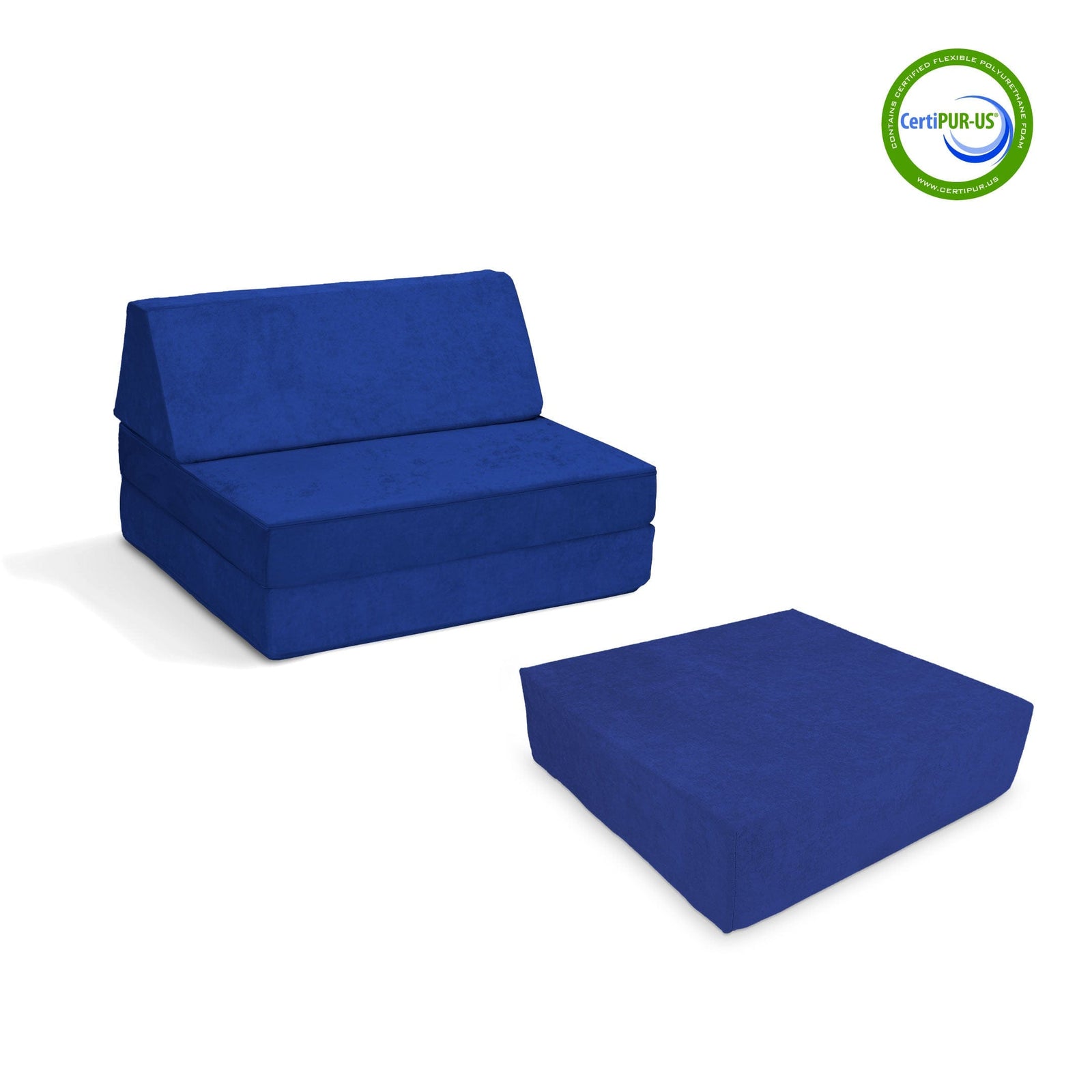 Go Coconut Canadian Play Couches, Furniture and Toys Bounce Pad Cosmic Cobalt Half-Coconut Maxi Bundle