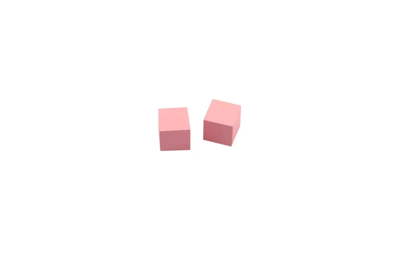 Adena Montessori Smallest Pink Tower Cube (2 Pieces) The Pink Tower (Available with and without stand)