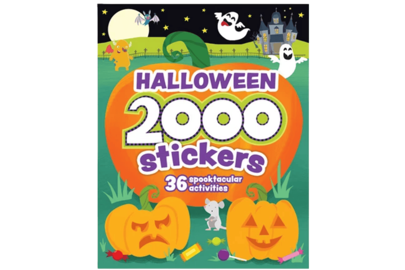 Raincoast Books Totally Awesome Halloween Activity Book with 2000 Stickers