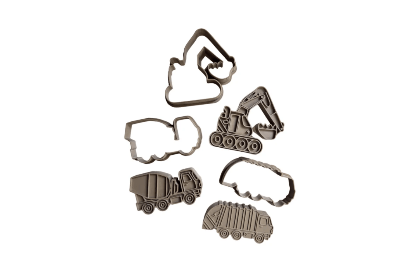 CJECOPLAY Construction Vehicles Playdough EcoCutters