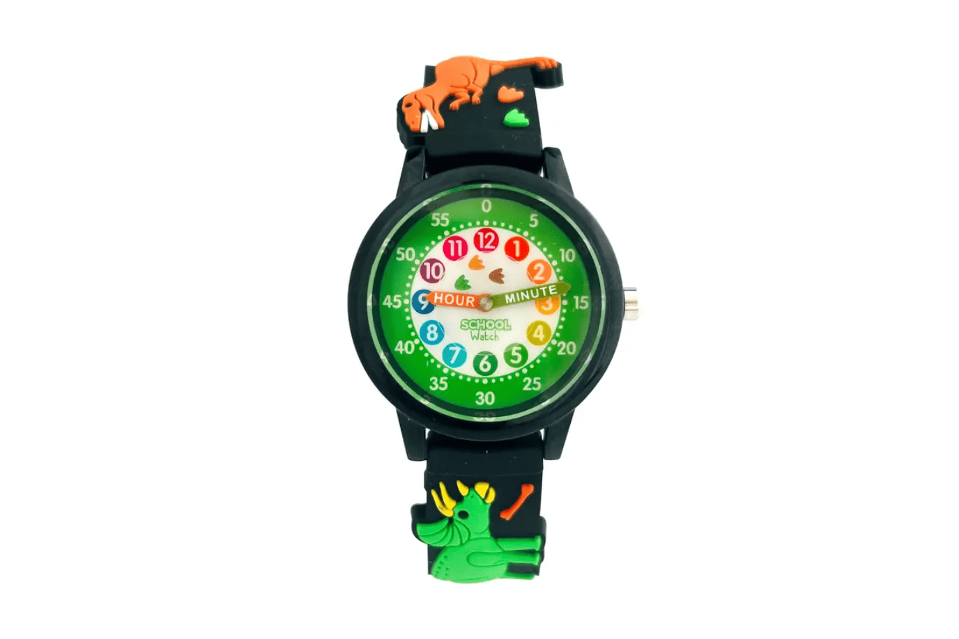 Preschool Collection Dinosaur 3D - Black Band School Watches from Preschool Collection