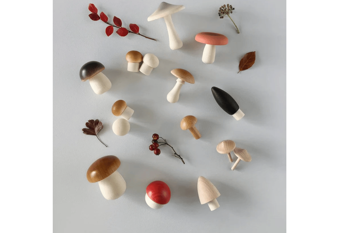 Fire The Imagination Wooden Mushrooms