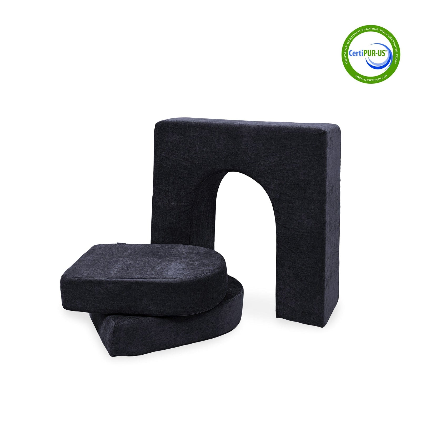 Go Coconut Canadian Play Couches, Furniture and Toys Blackberry Shadow / 1 set (3 pieces) Coconut 10" Wall & Doors Set