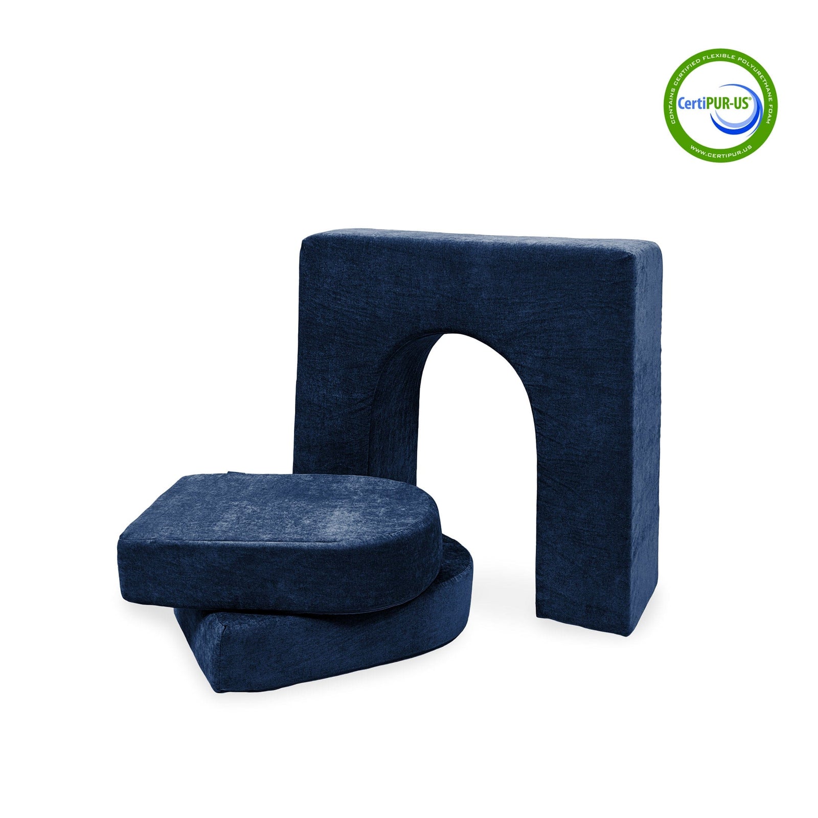Go Coconut Canadian Play Couches, Furniture and Toys Midnight Tide / 1 set (3 pieces) Coconut 10" Wall & Doors Set