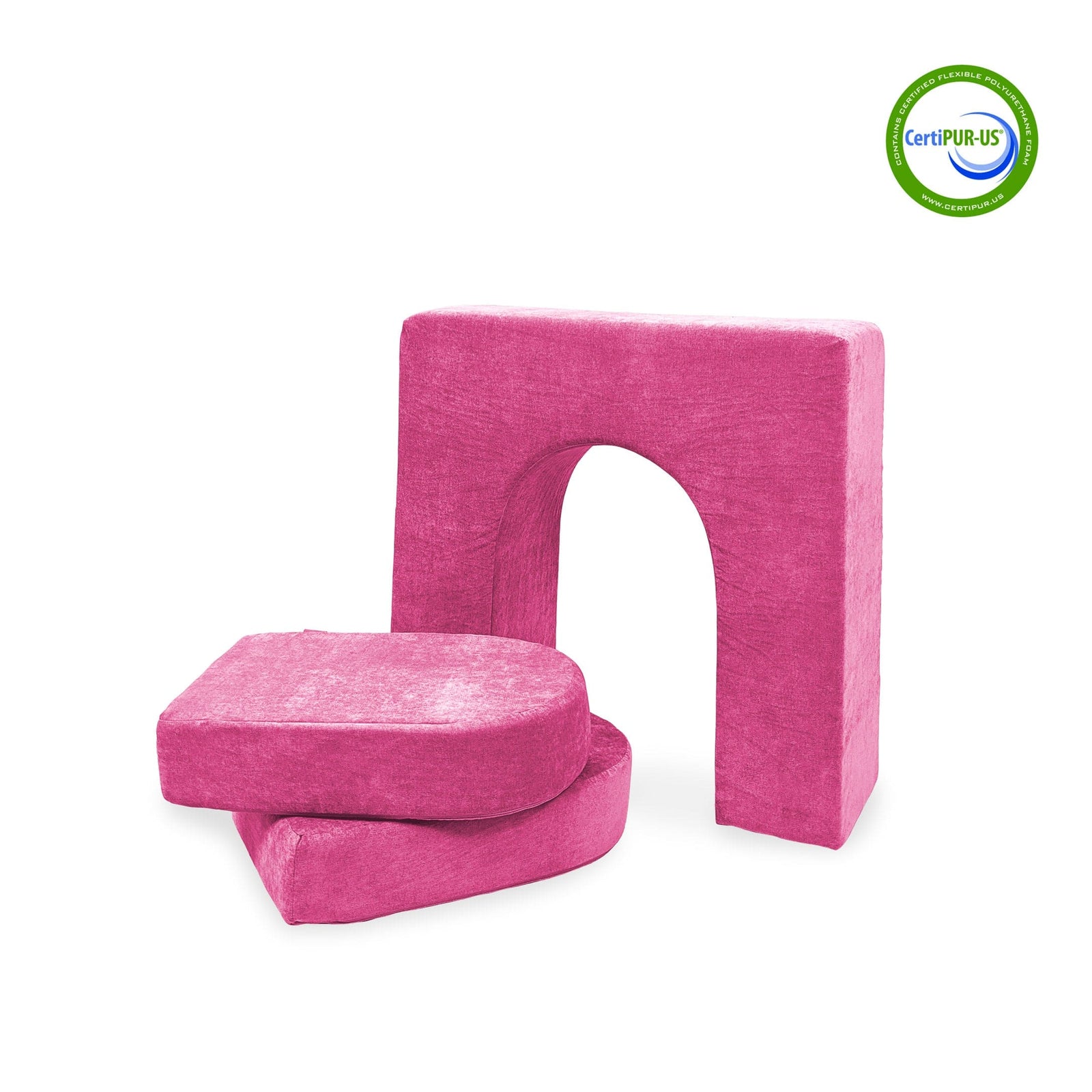 Go Coconut Canadian Play Couches, Furniture and Toys Pitaya Punch / 1 set (3 pieces) Coconut 10" Wall & Doors Set