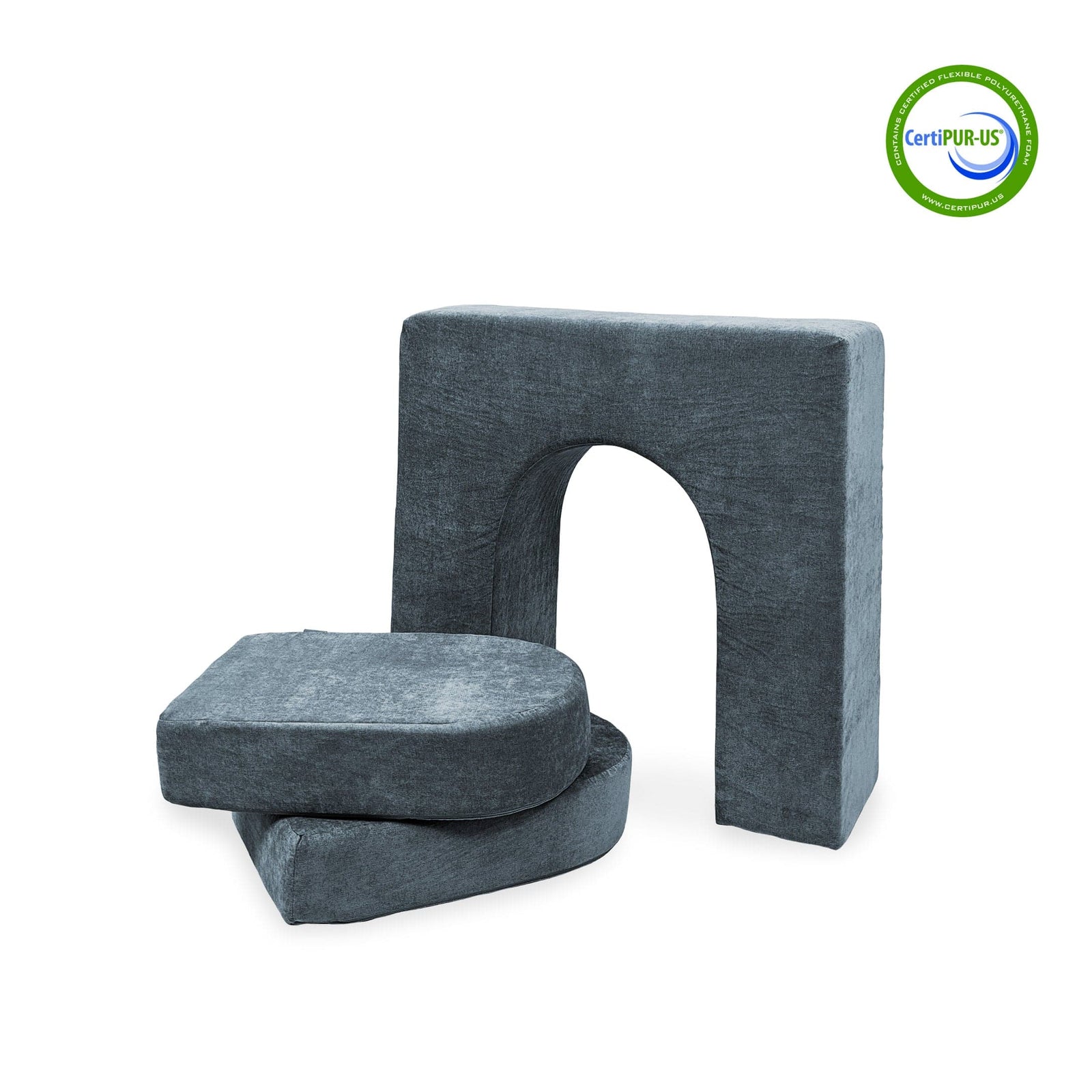 Go Coconut Canadian Play Couches, Furniture and Toys River Stone / 1 set (3 pieces) Coconut 10" Wall & Doors Set