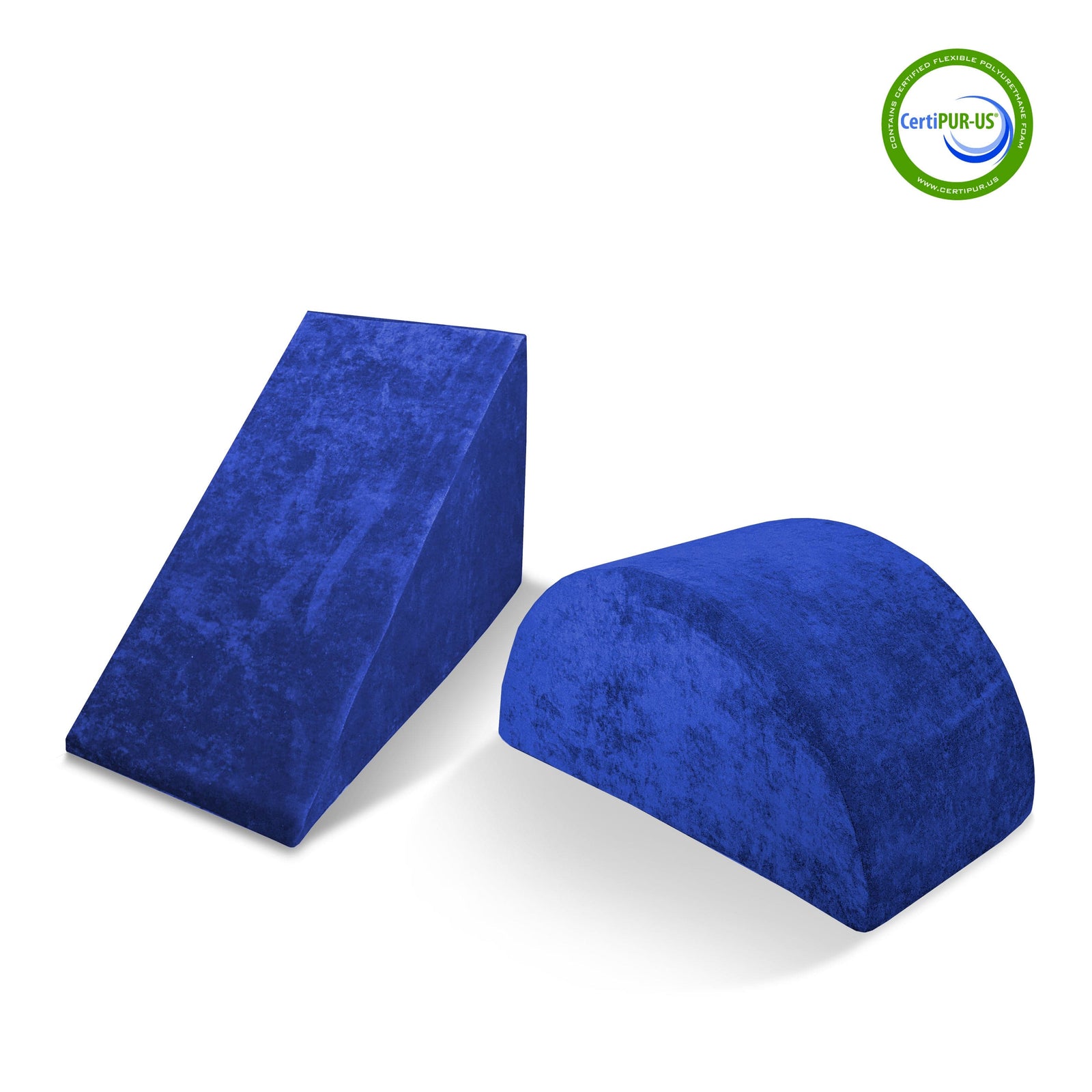 Go Coconut Canadian Play Couches, Furniture and Toys Cosmic Cobalt Wedge & Mega Rocker Bundle