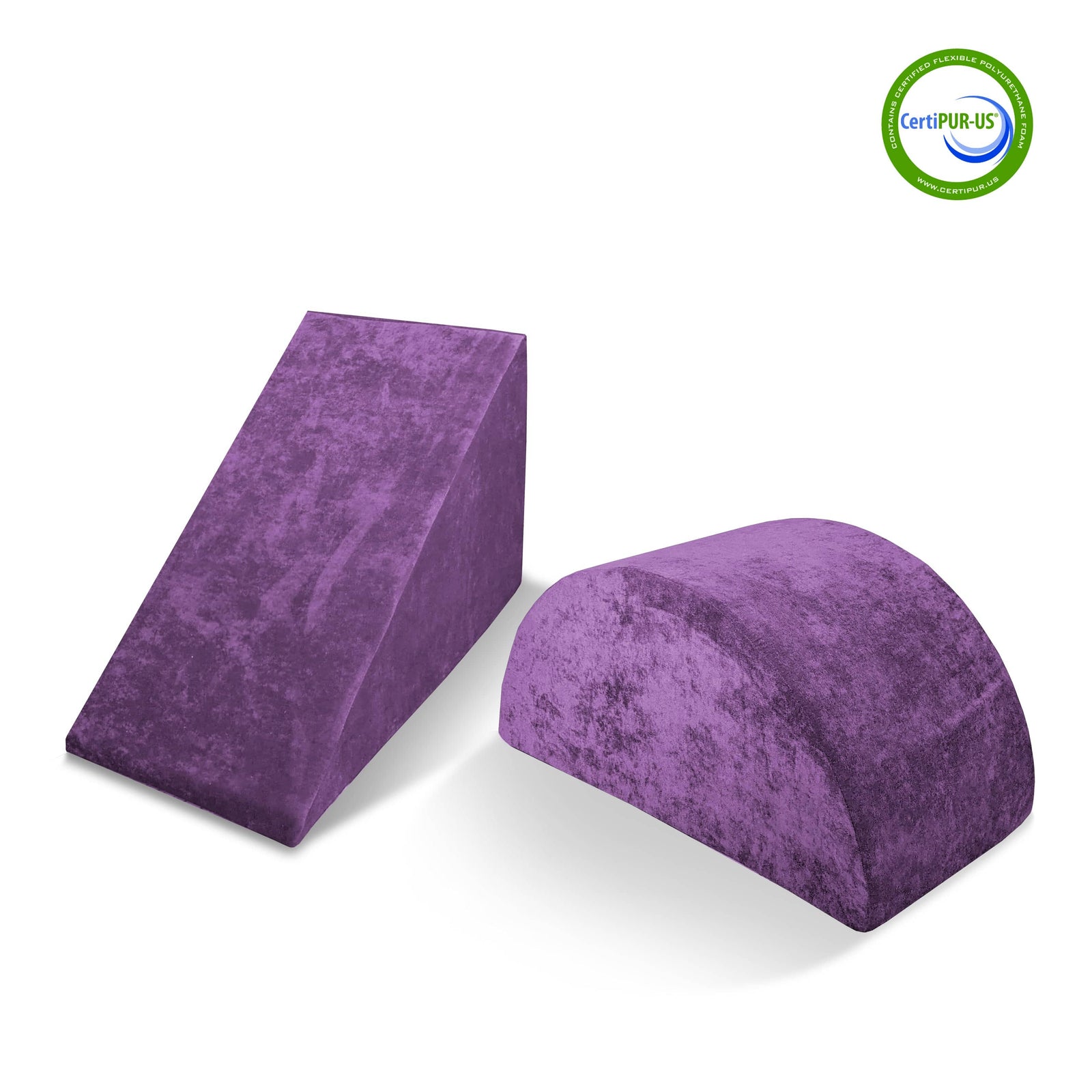 Go Coconut Canadian Play Couches, Furniture and Toys Groovy Grape Wedge & Mega Rocker Bundle