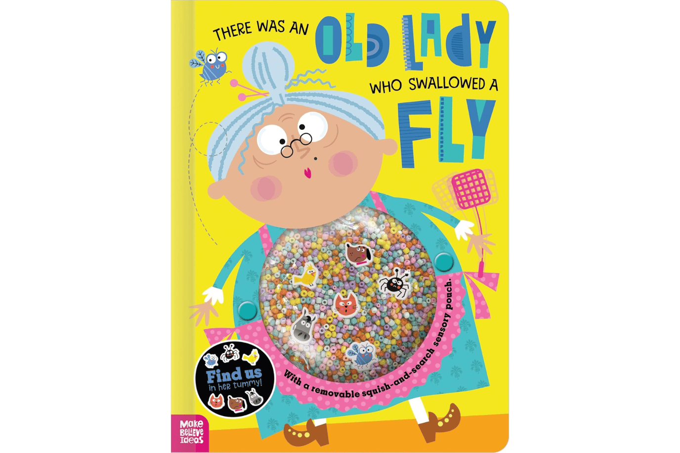 Fire the Imagination There Was An Old Lady Who Swallowed a Fly - Search and Find Board Book