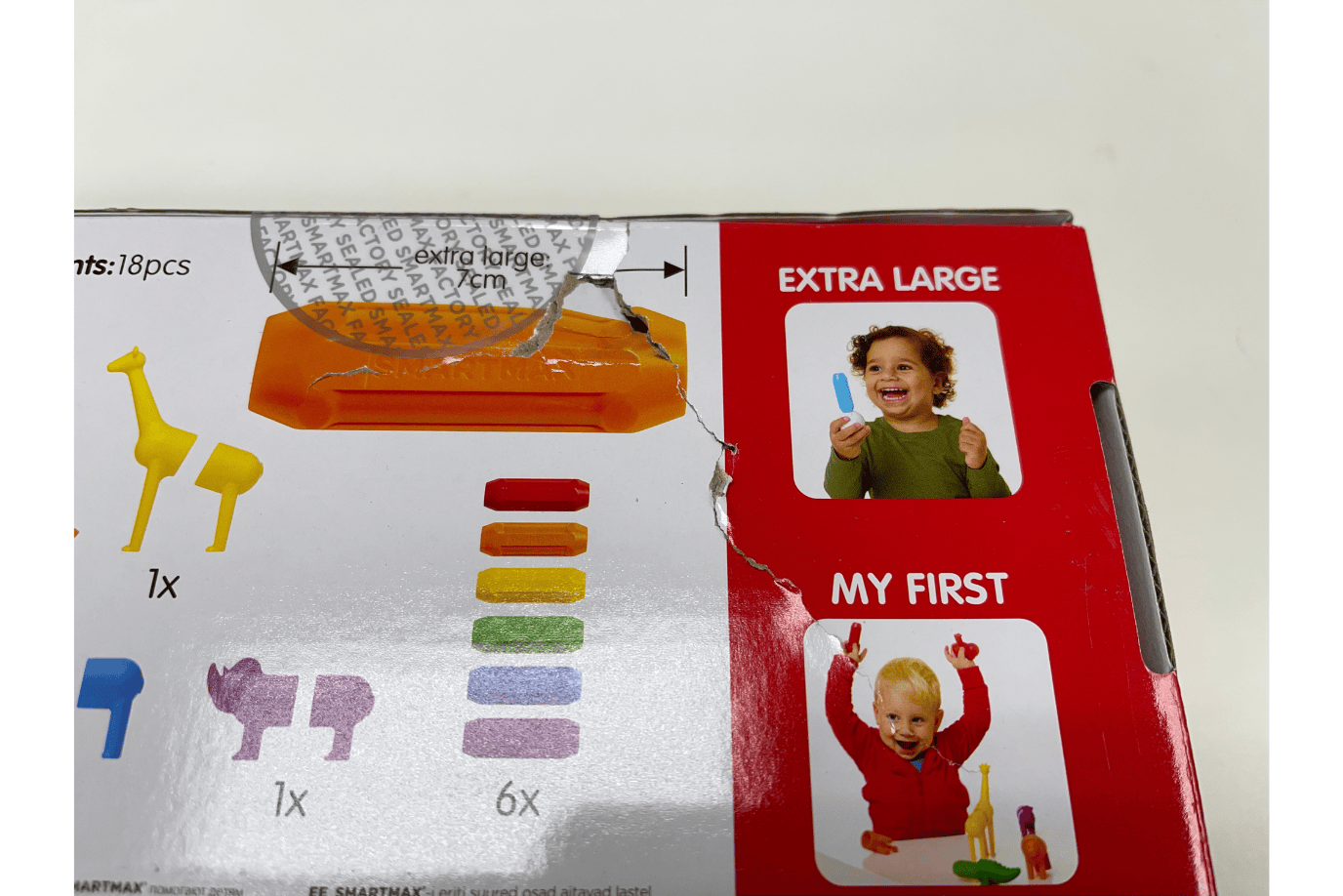 Pierre Belvediere SmartMax My First Safari Animals (18pcs) - Damaged Box - FINAL SALE