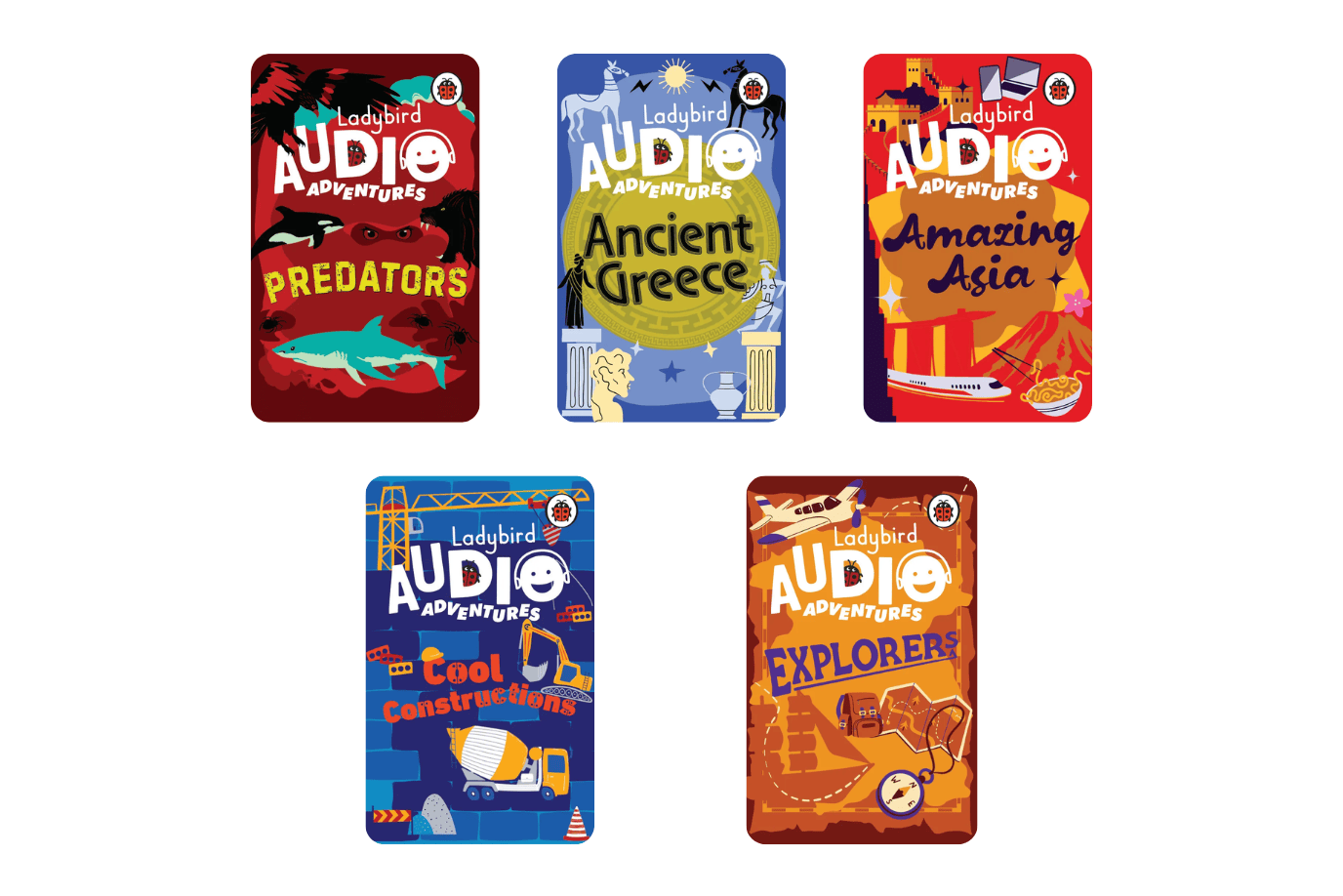 Yoto Play Yoto Card Pack: Ladybird Audio Adventures Volume 7 (5 Cards)