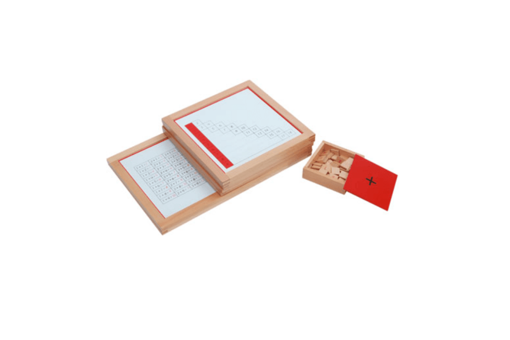 Addition Working Charts 1, 2, 3 & Blank and Wooden Stand
