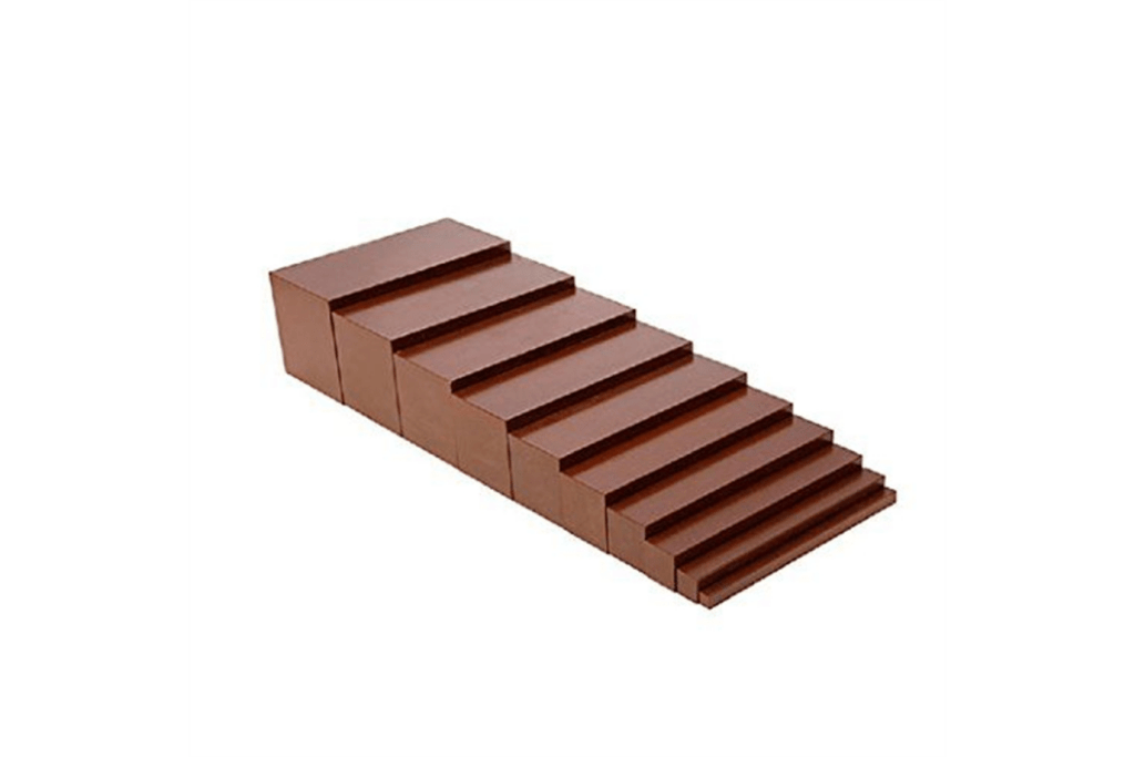 Brown Stair, Montessori Sensorial Materials, Montessori Casa materials, Montessori primary materials, Montessori classroom materials, Montessori classroom packages, The Montessori Room, Toronto, Ontario, Canada.