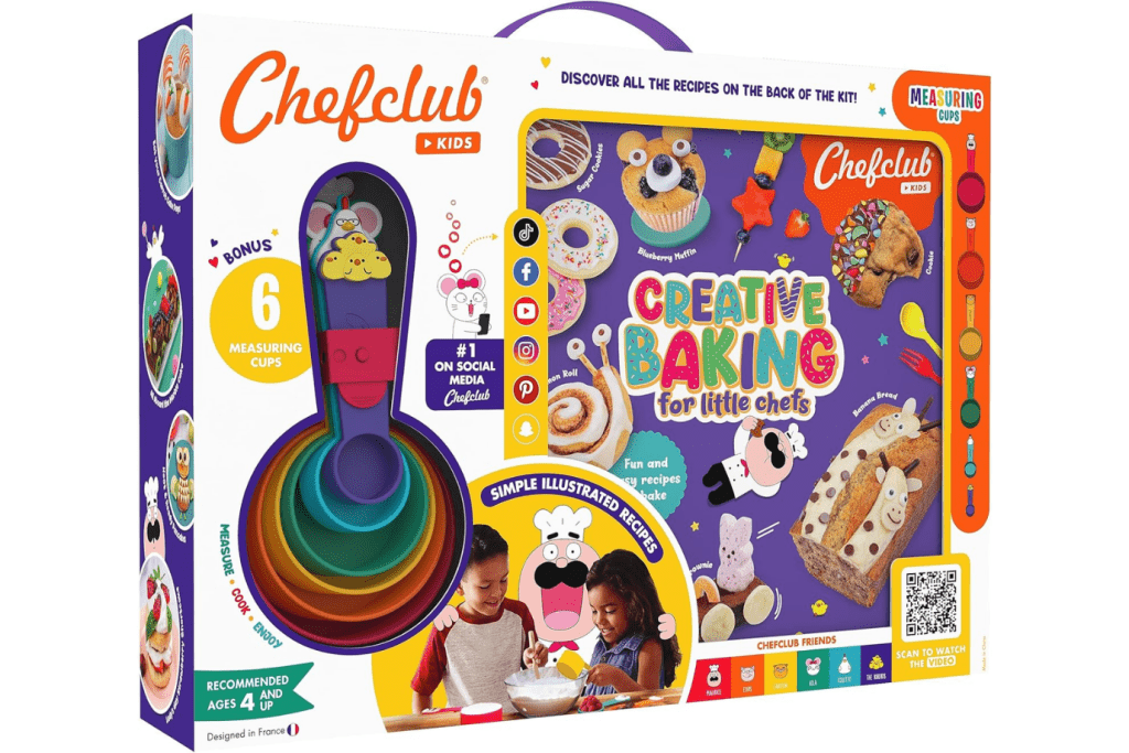 Chefclub Box Set: Creative Baking for Little Chefs, visual recipes for children, cookbooks for kids, gifts for children who love to bake, practical life skills, The Montessori Room, Toronto, Ontario, Canada.